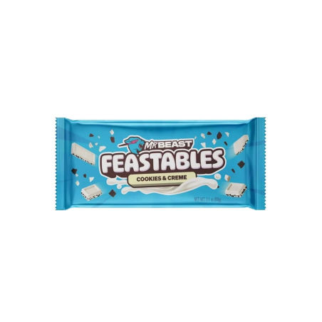 Mr Beast Feastables Cookies & Cream Chocolate